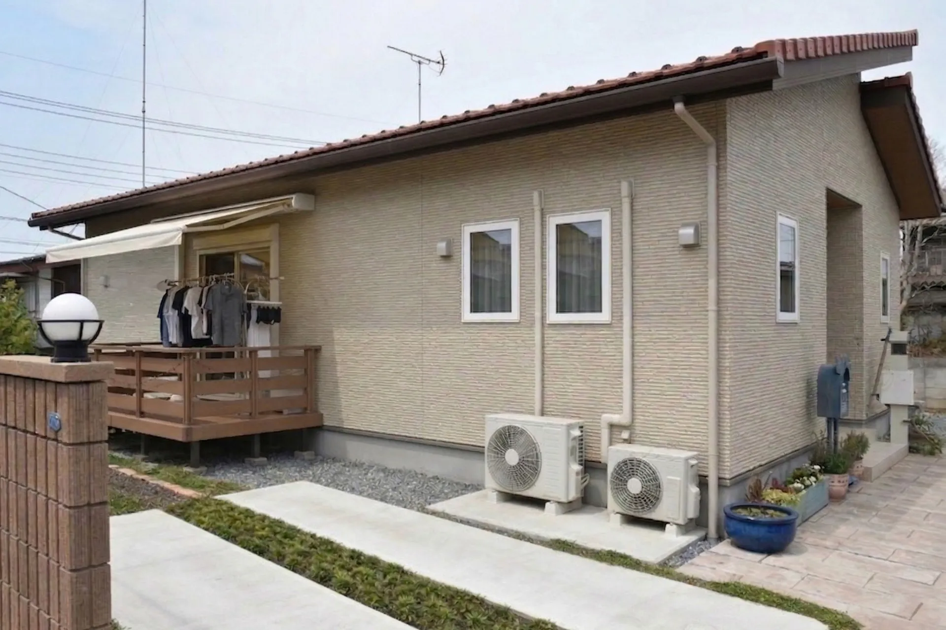 ナチュラルテイストの平屋